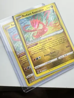 2023 Pokemon TCG Radiant Eternatus 105/159 Crown Zenith Ultra Rare Holo NM - Image 2