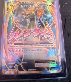 M Charizard EX 101/108 Pokemon card Full Art Holo 2016 Evolutions NM - Image 4