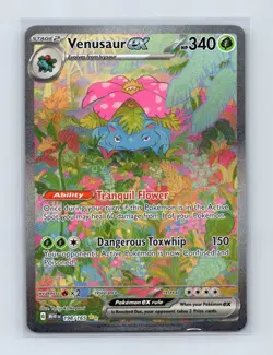Venusaur ex 198/165 Special Illustration Rare 151 Pokemon Lightly Played - Image 1