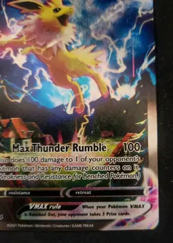 Jolteon VMAX SWSH184 Sword & Shield Promo Holo Pokemon NEAR MINT - Image 3