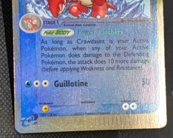 Crawdaunt 3/97 Reverse Holo 2003 EX Dragon Pokemon E-Reader - Image 4