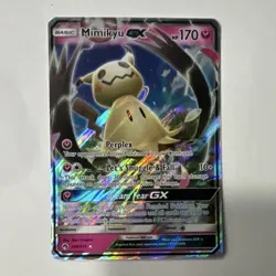 Pokemon Mimikyu GX 149/214 Sm-Lost Thunder Ultra Rare Full Art Holo 170 HP - Image 1