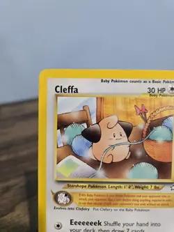 The Pokemon Company Cleffa 20/111 Neo Genesis Rare 2000 English - Image 3