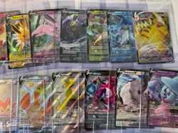 Pokemon TCG 25 Card Lot. All Promo Lot. Sword & Shield V’s. Evee Umbreon Espeon - Image 3