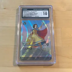 2024 Disney Lorcana Shimmering Skies Enchanted Snow White CGC 10 Gem Mint - Image 1