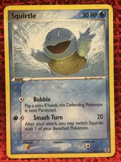 Squirtle 83/112 2004 EX-FireRed & LeafGreen Common Pokemon Card MP/HP - Image 1