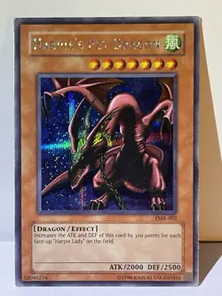 Yu-Gi-Oh Harpie's Pet Dragon FMR-002 Forbidden Memories PSR Promo Card TCG - Image 1