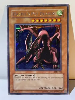 Yu-Gi-Oh Harpie's Pet Dragon FMR-002 Forbidden Memories PSR Promo Card TCG - Image 2