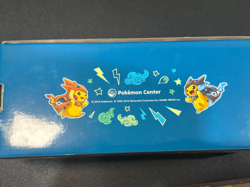 EMPTY Pokemon Center Mega Charizard X Poncho Pikachu Sleeves and Deck Box 👑 - Image 5