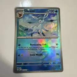 Glaceon (Master Ball Pattern) #25/131 (NM) PRE Pokemon - Image 1