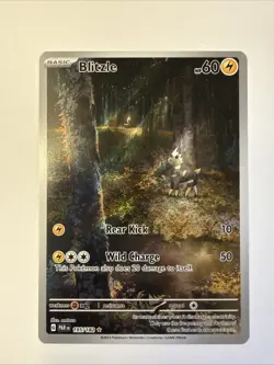 Blitzle 195/182 Illustration Rare 2023 Pokemon Paradox Rift Full Art Card NM - Image 1