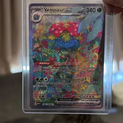 The Pokemon Company Venusaur ex 198/165 SV 151 SIR Holo Full Art Eng 340HP - Image 1
