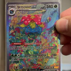 The Pokemon Company Venusaur ex 198/165 SV 151 SIR Holo Full Art Eng 340HP - Image 4