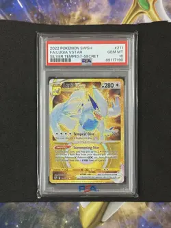 2022 Pokemon SWSH Silver Tempest Lugia VSTAR #211/195 - PSA 10 - GEM MINT - Image 1
