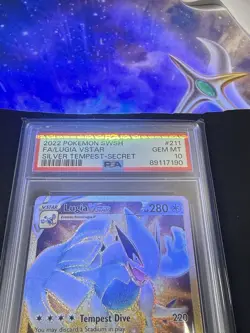 2022 Pokemon SWSH Silver Tempest Lugia VSTAR #211/195 - PSA 10 - GEM MINT - Image 2