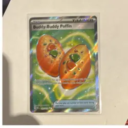 Pokemon TCG: Buddy-Buddy Poffin 167/132 Me01 Trainer Ultra Rare Holo English - Image 1