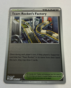 Team Rocket's Factory Reverse Holo Ascended Heroes #203/217 Pokemon 2026 NM - Image 1