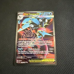 Pokemon TCG Mega Greninja Ex 100/86 Chaos Rising English pack fresh - Image 1