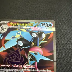 Pokemon TCG Mega Greninja Ex 100/86 Chaos Rising English pack fresh - Image 3