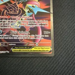 Pokemon TCG Mega Greninja Ex 100/86 Chaos Rising English pack fresh - Image 4