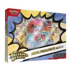 Pokemon TCG: Mega Evolution Ascended Heroes - Mega Feraligatr ex Box - Image 1