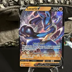 Lucario V 027/073 (NM) - Champion's Path - Ultra Rare - Pokemon TCG - Image 1