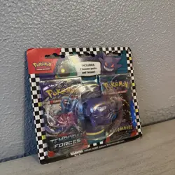 Pokemon TCG Booster Packs Temporal Forces Twilight Masquerade + Gengar Eraser - Image 1