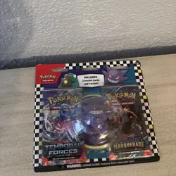 Pokemon TCG Booster Packs Temporal Forces Twilight Masquerade + Gengar Eraser - Image 2