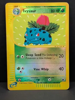 Ivysaur 082/165 Expedition Base Set Reverse Holo Rare Pokemon TCG Nintendo MP+ - Image 1