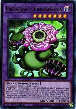Yugioh Predaplant Chimerafflesia (Red) Ultra Rare LDS3-EN074 1st Ed NM - Image 1