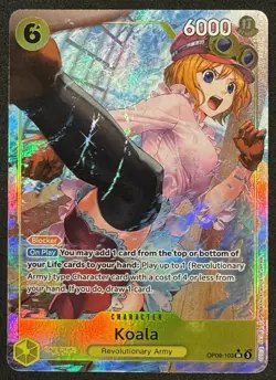 Koala - OP09-103 Alt Art Emperors in the New World One Piece TCG NM English - Image 1