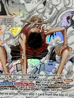 2025 One Piece EB02 EN - Monkey D. luffy Manga Alternate Art - Image 5