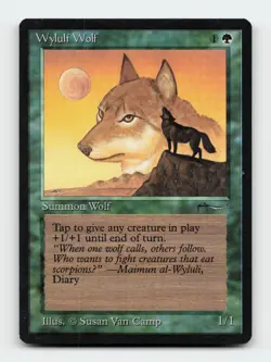Wyluli Wolf Arabian Nights Magic The Gathering MTG Card - Image 1