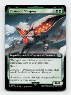 Diamond Weapon (Extended Art) FINAL FANTASY Magic The Gathering MTG Card - Image 1