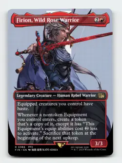 Firion, Wild Rose Warrior (Borderless) FINAL FANTASY Magic The Gathering Card - Image 1