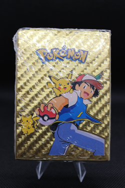 Pokemon Rare Gold Pack Foil Cards 55Pcs TCG GX Vmax - Image 1