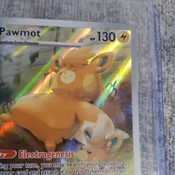 Pokemon Card Pawmot 209/198 Scarlet Violet Holo Illustration Rare Full Art - Image 3