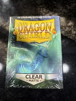 Dragon Shield AT-11001 Dragon Shields Matte Card Sleeves - Clear (100 Count) 5706569110017 - Image 1