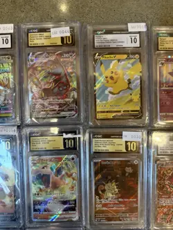 Lot Of (40) CGC Graded Pokemon Card Slabs Pristine Charizard Pikachu Gengar SAR - Image 3