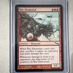 War Elemental Mirrodin Rare Red Creature Elemental Anthony S. Waters MTG Card - Image 1