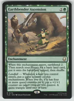 MTG Earthbender Ascension Normal Avatar: The Last Airbender # 175 NM - Image 1