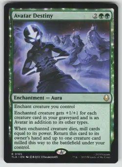 MTG Avatar Destiny Normal Avatar: The Last Airbender # 165 NM - Image 1