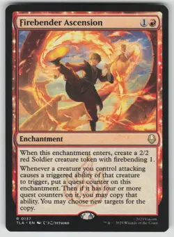 MTG Firebender Ascension Normal Avatar: The Last Airbender # 137 NM - Image 1