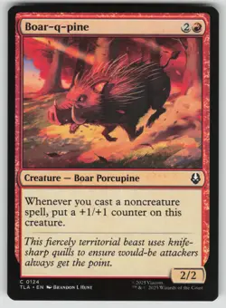 MTG Boar-q-pine Normal Avatar: The Last Airbender # 124 NM - Image 1