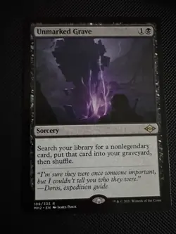 MTG Unmarked Grave ** Modern Horizons 2 ** English #106/303 Near Mint - Image 1