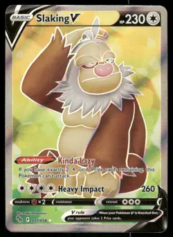 Pokemon Cards Slaking V 077/078 Pokemon GO Rare Ultra NM *2 - Image 1