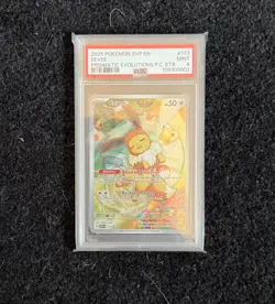 Eevee SVP 173 Pokemon Center Stamped PSA 9 Prismatic Evolutions - Image 2