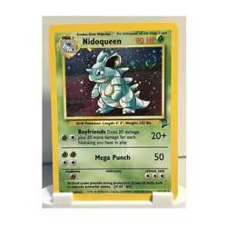 Nidoqueen 12/130 Base Set 2 Holo Rare | Swirl | Light Play (LP) - Image 1