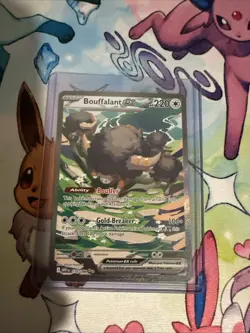 Pokemon TCG White Flare Bouffalant EX 170/086 Sir NM Condition - Image 1