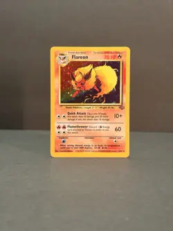 Flareon 3/64 Unlimited Holo Rare - Pokemon Jungle Set LP - Image 4